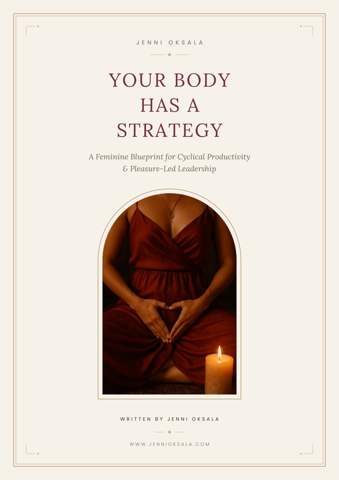 Your Body Has a Strategy — blueprint cover